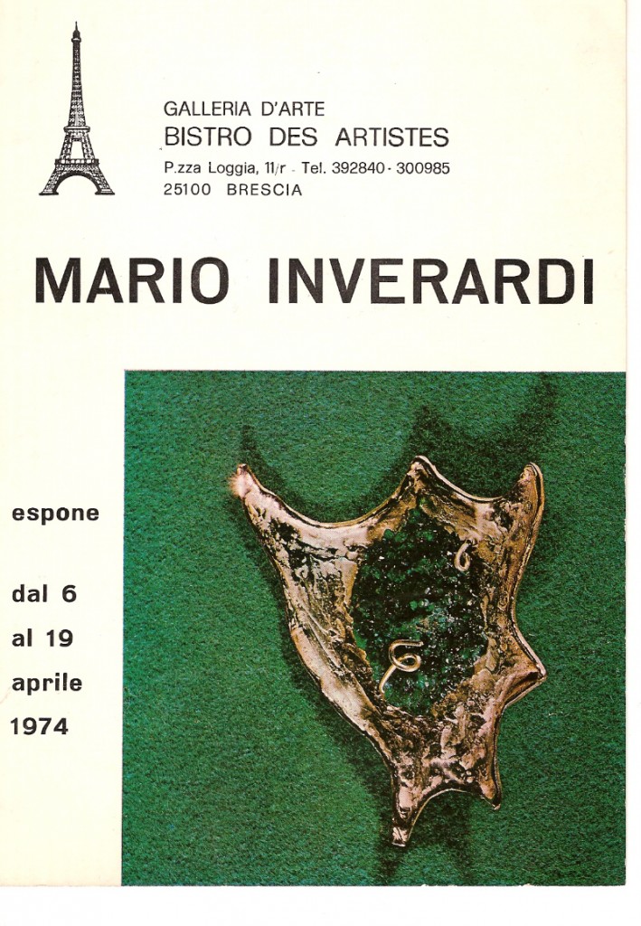 bistro des artistes 1974 - mario inverardi